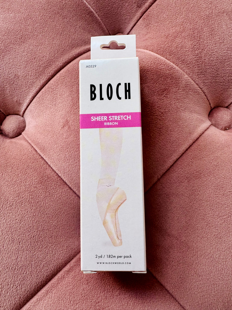 Tamprios puantų juostelės BLOCH "Sheer strech" ribbon